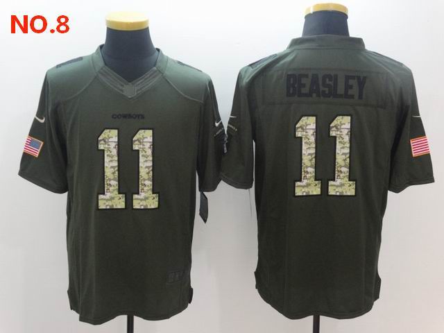 Men's Dallas Cowboys #11 Cole Beasley Jerseys NO.8;